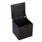 de almacenamiento exterior | impermeable y resistente a los rayos uv | organizador rectangular multiusos con cierre de pestillo | ideal para cojines de patio, herramientas de jardinería, accesorios de piscina | material | diseño seguro y portátil, para almacenamiento exterior, , armario, estante para almacenamiento exterior
