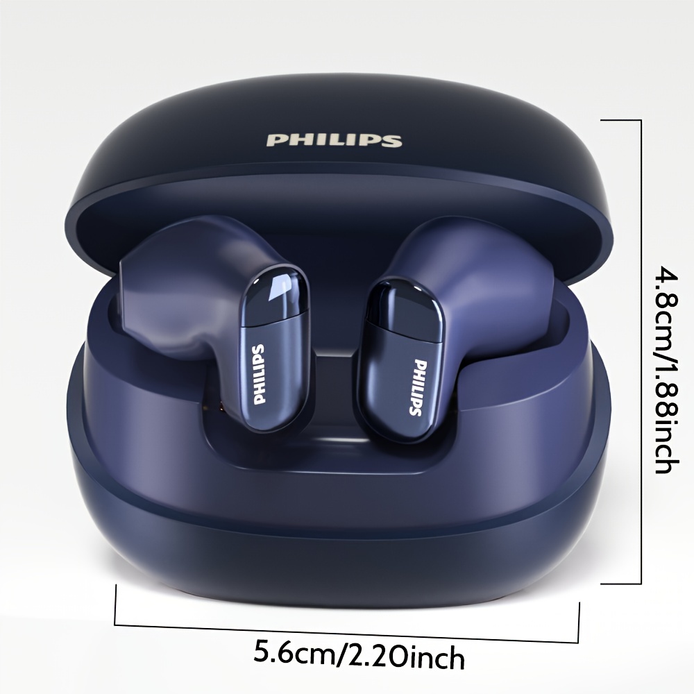 item picture philips true wireless   noise cancelling hifi   ear headset with mic   compatible for ios and   devices sweat resistant for sports and fitness tat2169