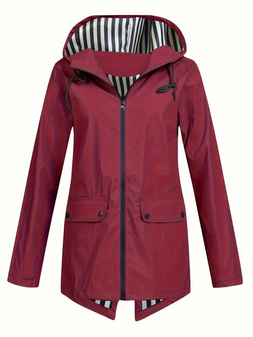 lightweight hooded jacket for women for autumn and winter