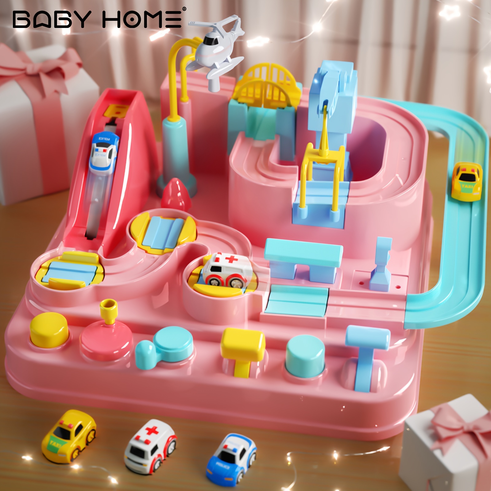 

Babyhome Kids' Race Track Toys, Adventure Toy For Girls, Puzzle Rail Car, Play Sets Magnet Toys , Preschool Educational Car Games Gift Toys Play Set For 3-7 Year Old