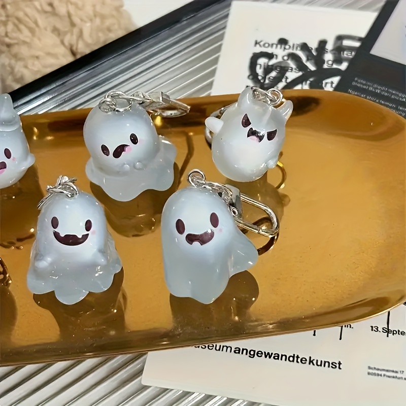 TEMU 12 Night Light Small Keychains - Halloween Dolls - School Bag Pendants - Pendants - Decorations - Instagram Accessories, Party Gifts, Designs,