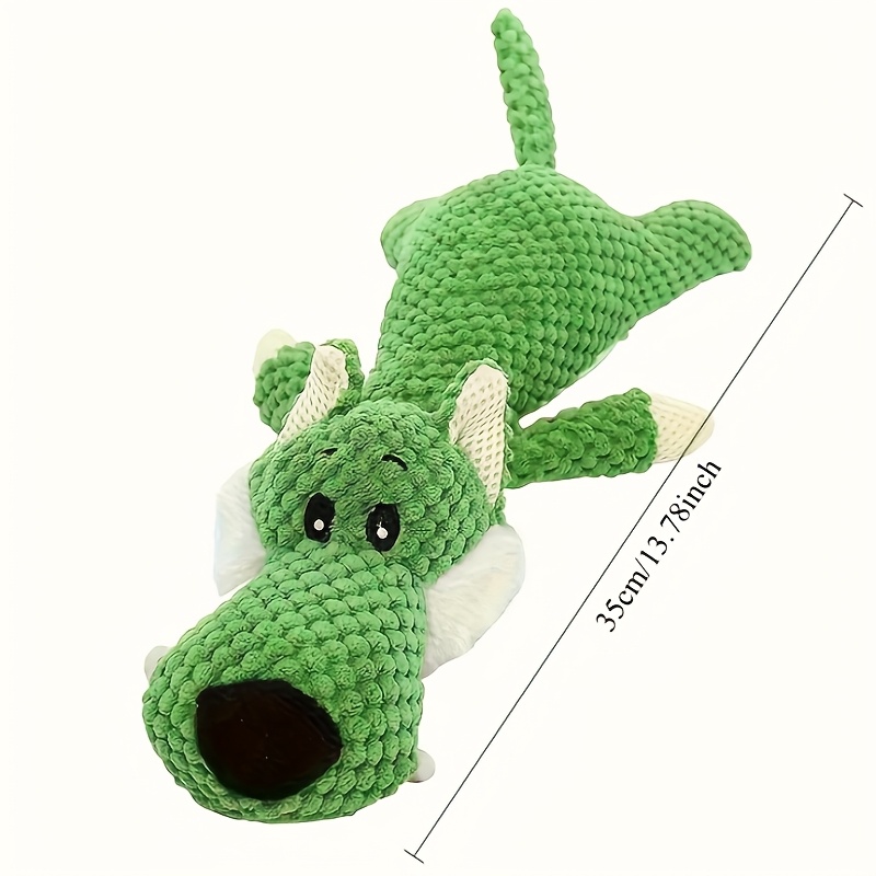 Image of 1/3pcs, Large Dog Toy With Sound Plush Toy Lion Wolf Elephant Cartoon Pet Toys For Dogs Companionship And Relief Teeth Grinding Squeaky Chew Toy Suitable For All Sizes Of Dogs