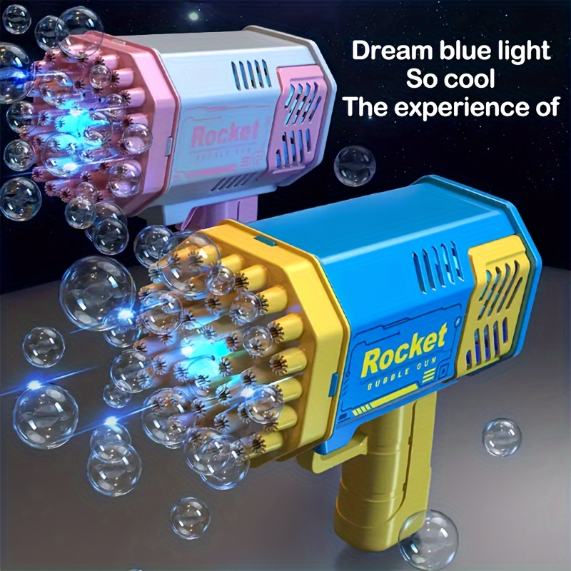 

Portable Automatic Bubble Blowing Machine With Led Light Powered By Batteries For Boys And Girls To Play With (bubble Solution And Batteries Not Included)