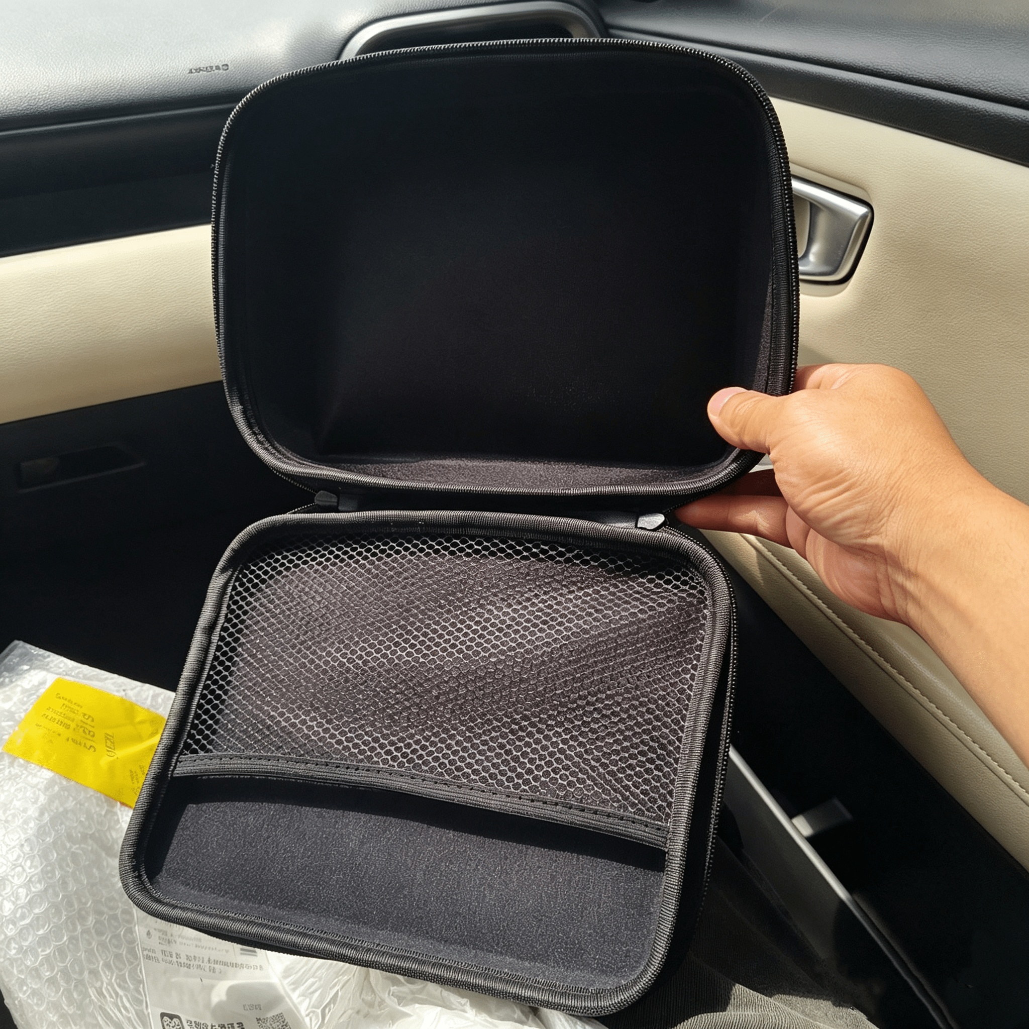TEMU Multifunctional Foldable Storage Bag/box/pouch - Waterproof And Wear-resistant Material - Reinforced Handle - For Home Tools, Car Tools And