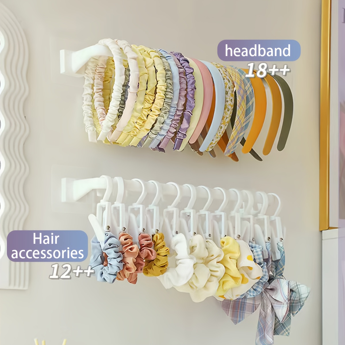 1pc hair tie organizer headband organizer storage solution  display picture 1
