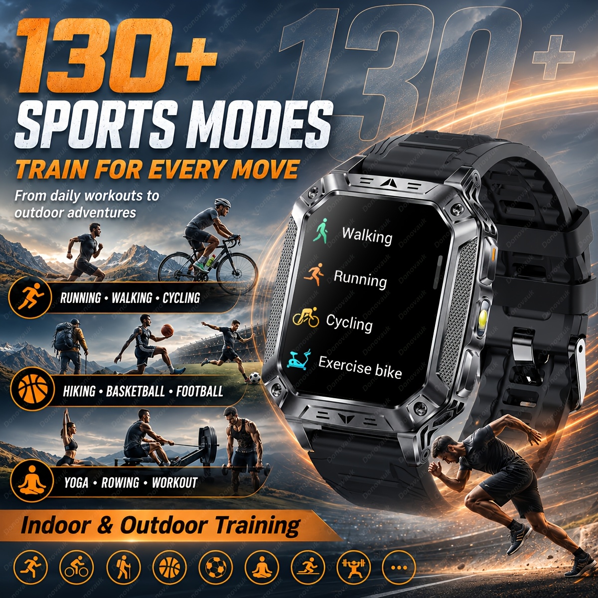 2026 New Men's Smart Watch with 1400mAh Large-capacity Battery