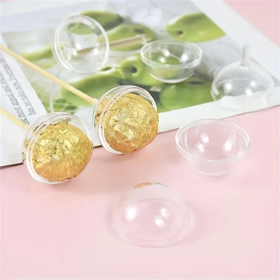 

10pcs Clear Acrylic Chocolate Ball Boxes 1.57" - Valentine's, Weddings & Christmas Gifts | , Reusable Party Favors & Small Business Packaging