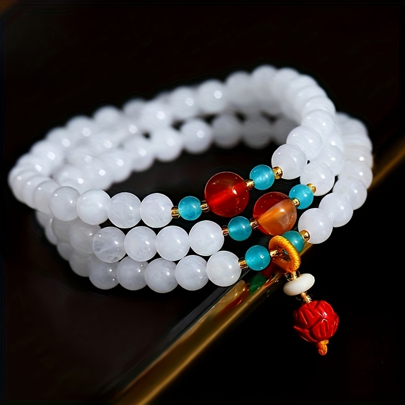 Stylish 6 7mm Bead Wrap Bracelet/Necklace for Women