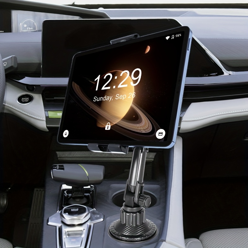 Car Cup Holder Phone Tablet Holder Mount - Heavy-duty Multi-directional Adjustable Car Holder, 360° Rotation, Suitable For 4.7-14 Inch Tablets And Phones, Stable Placement