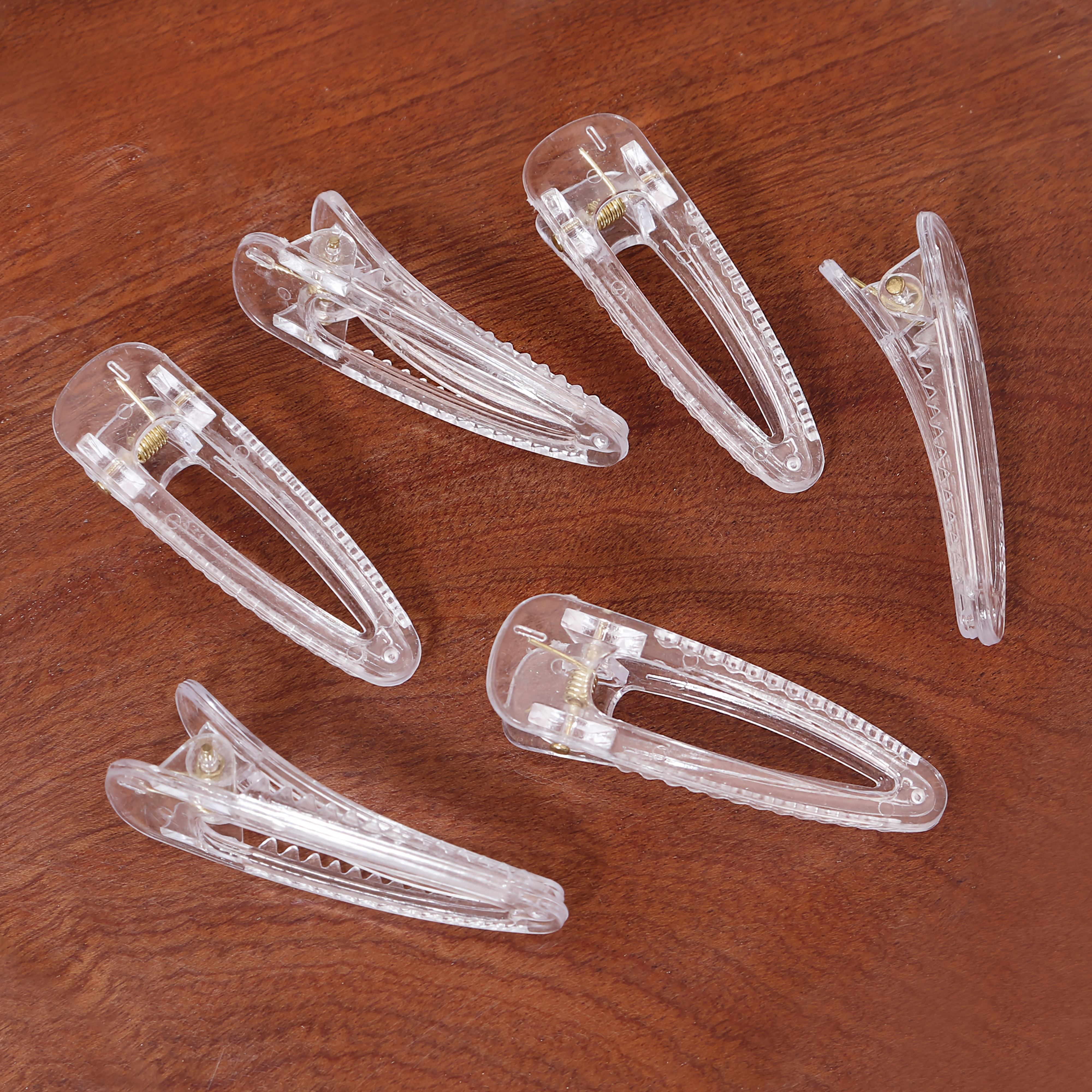 6pcs Transparent Water Drop Hair Clips, Transparent Non-slip Hair Clips, Suitable For Fashion And Multi-functional Use, Women's Casual Hairstyle Design Tools