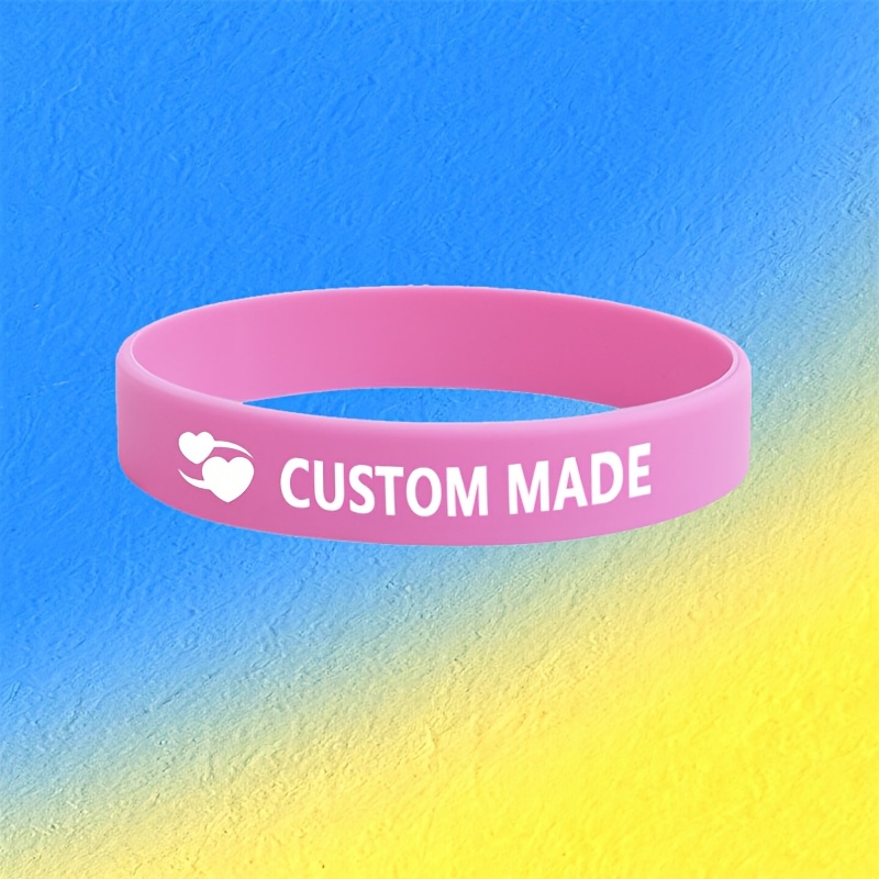 42 Custom Wristbands with Self-Defined Text