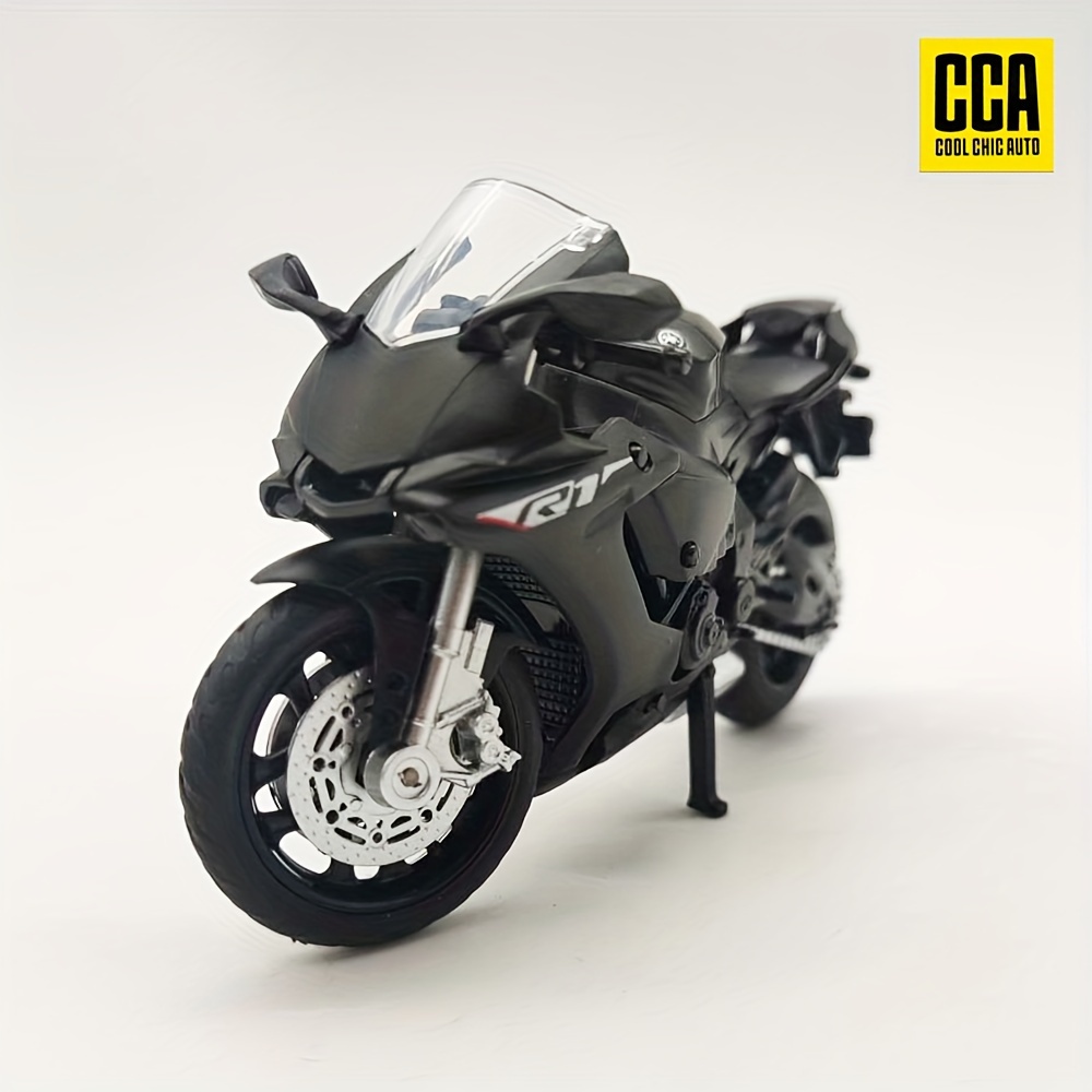 

Motorcycle Black Pullable Exquisite Car Model Collection Ornament Model