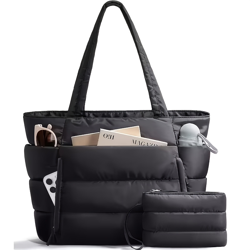 Us 三軒茶屋Customized M-65 Quilted Tote Bag quilted tote bag sold on Temu United States