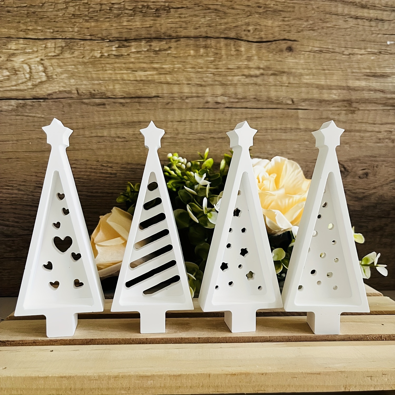 

4 Christmas Tree Ornaments Diy Christmas Tree Christmas