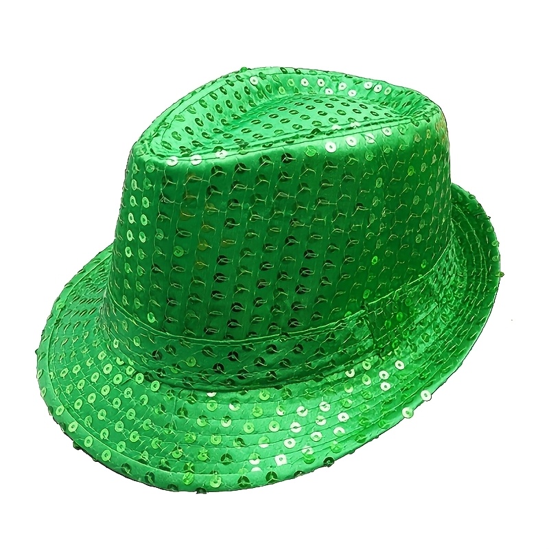 TEMU 1pc Sequined Dome Disco Hat | Elegant Party Beret Dome Hat - Suitable For Women And Men, , Christmas, Retro-themed Events, Music Festivals,