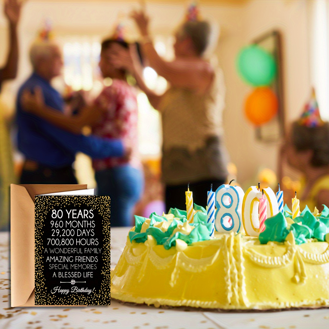 Geburtstagskarte Zum 80. – Lustiger Spruch „79 + 1 Today“, Innen Blanko, Aus Recyceltem Papier, Made In UK