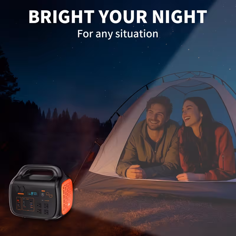 1000w portable power supply featuring a 200w solar panel 1075wh lithium battery backup 120v 1000w ac outlet solar generator ideal for home rv outdoor activities camping and emergency Product details 6