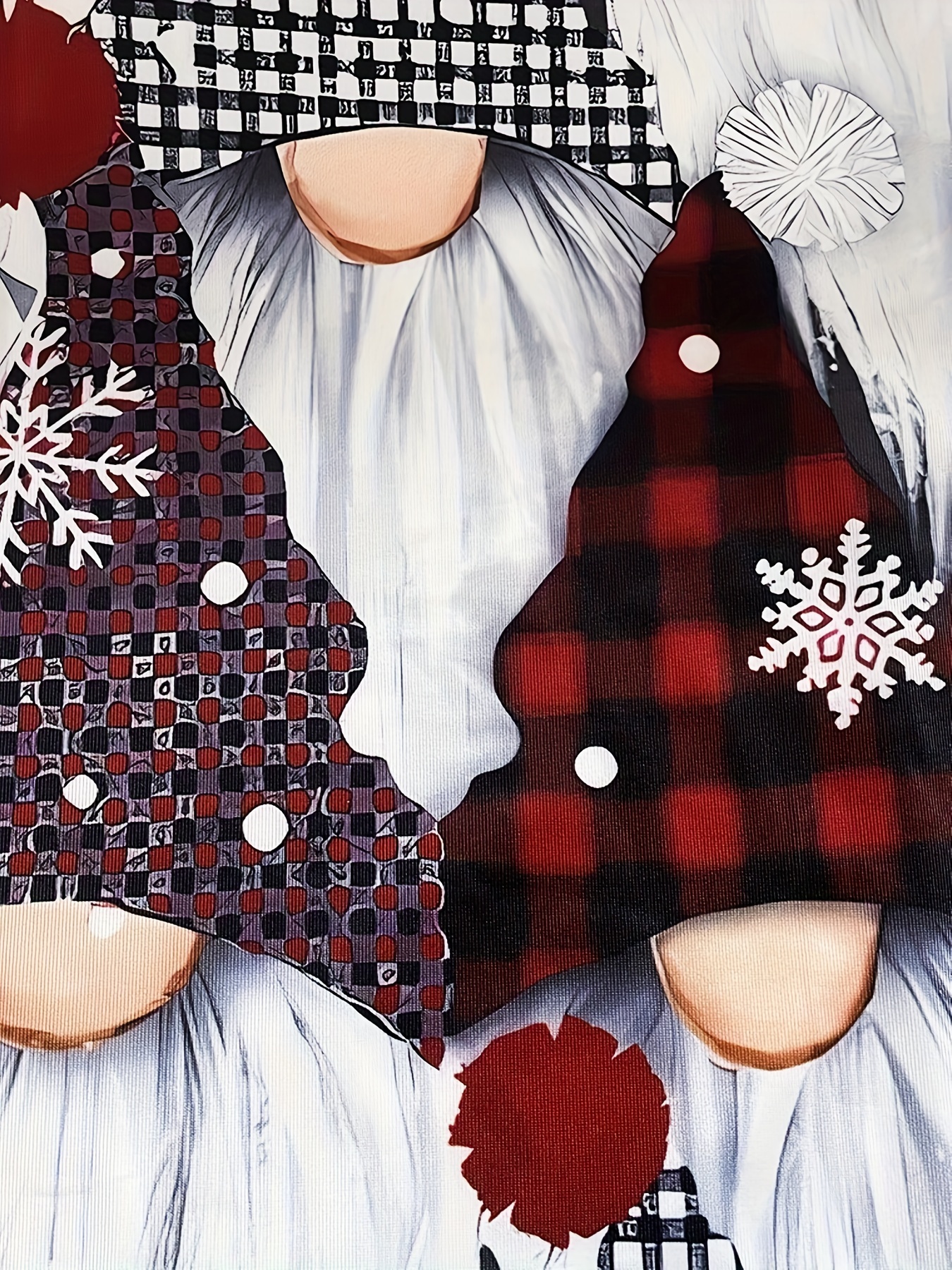 gnome christmas dress womens festive christmas gnome print v neck long sleeve