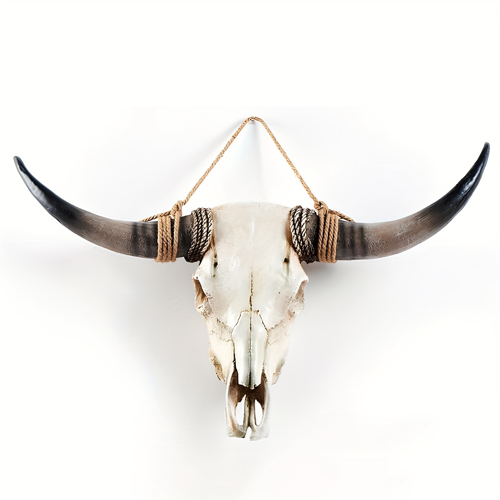 

Cow Wall Decor, Long Horn Cow Wall Hanging, Faux Longhorn Faux Taxidermy Head Wall Decor Handmade Simulation Large Head Farmhouse Decor Wall Sculpture31*24 * 7inch