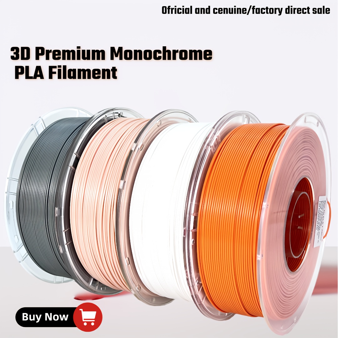 

Monochrome Consumables 1.75mm Non-clogging 3d Printing Filament, 1kg Spool (2.2 Lbs.), +/- 0.03mm, Fits Most Market Printers (orange, White, , Gray)