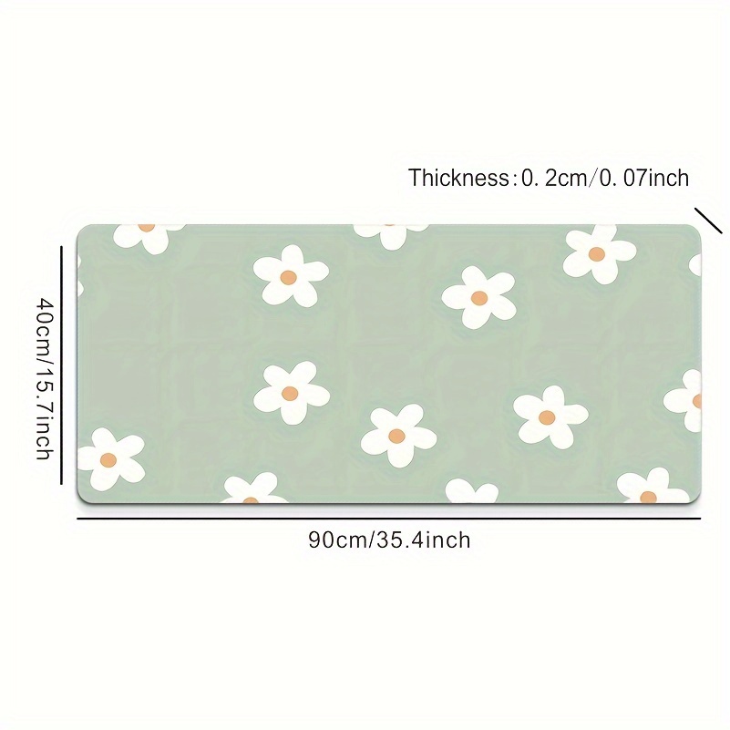 TEMU 1 tapis de souris en de avec motif floral - Idéal pour le gaming et , pour petit ami/