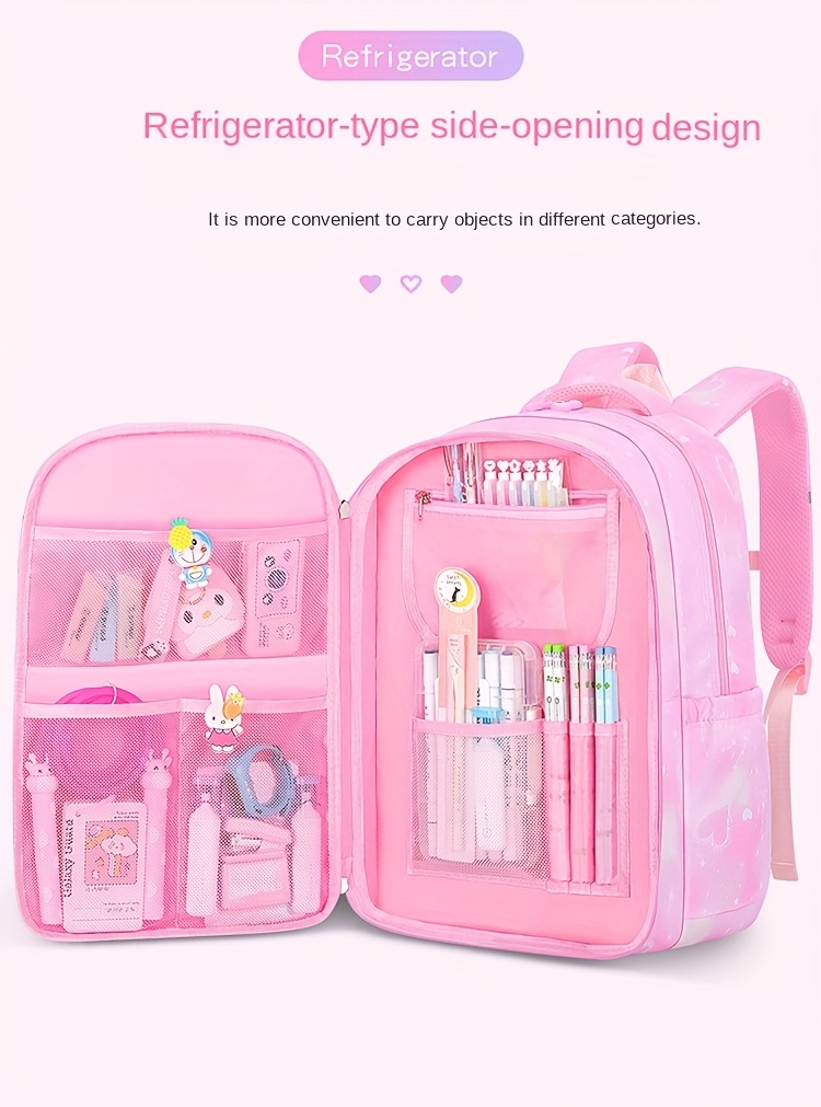 ZUXONGSY Juego De Mochila Y Lonchera Para Niñas Con Diseño De Gato Para Jardín De Infantes