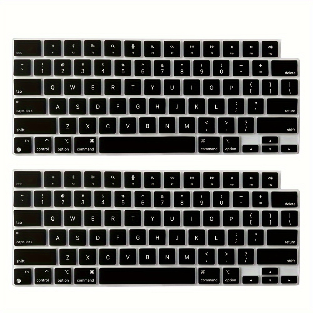 TEMU [2 Pack] Us/au Version Keyboard Cover For 2025-2021 Air 15