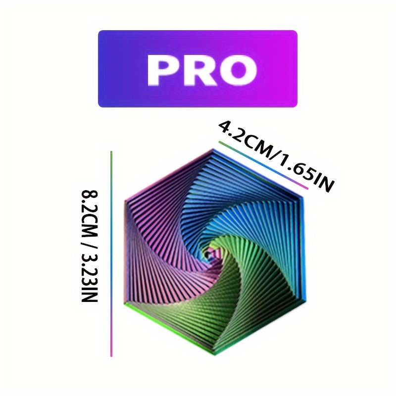 Relax Hexagonal Ornament, 3D Printed Hexagonal Relax Ornament in Various Colors, Durable Plastic Novelty Ornament