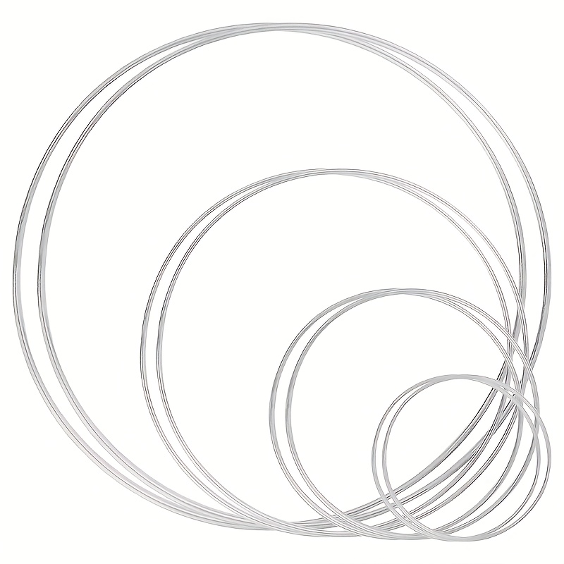 TEMU 8 Large Ornaments, In 5 Sizes: 15cm, 20cm, 25cm, 30cm. Ornaments Used To Make Wedding Crowns, Decorations, Diy Crafts, Wall Hangings, Christmas