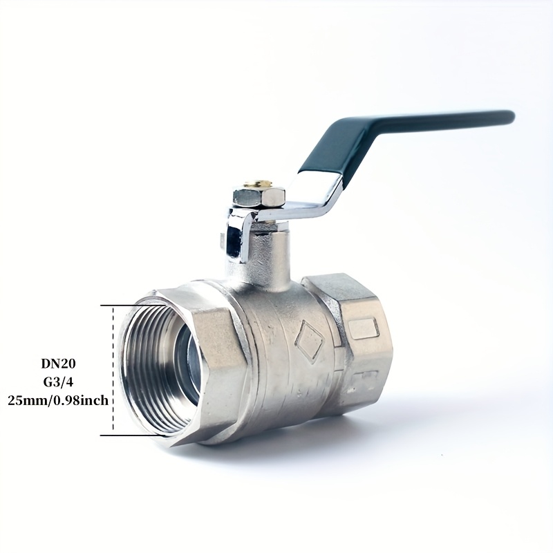 3 Types Of Ball Valves, /20/25(g1/2, G3/4, G1), Are Thickened Alloy Nickel-plated Valves, Suitable For: Household/factory Water Pipe Renovation And Installation