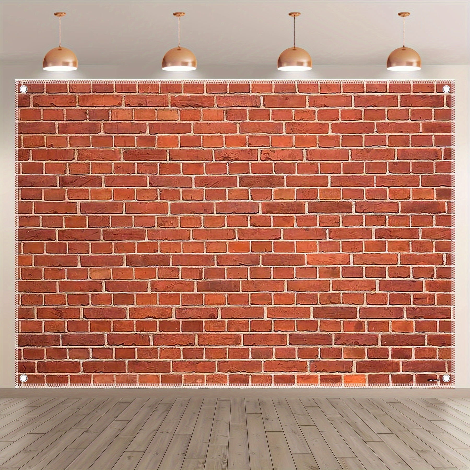 

Brick Photography Backdrop - Vibrant & Comfortable, Easy-hang Design With Drilled Holes, Perfect For Parties & Photo Booths, Machine Washable Polyester, 7x5ft/8x6ft/10x8ft Sizes Available