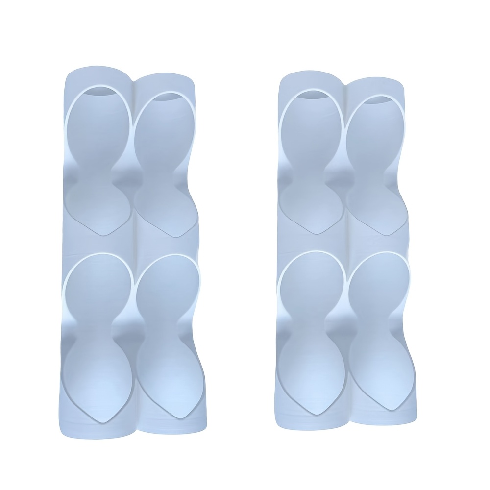 TEMU Ensemble de 2 étagères de rangement de cuisine, étagères suspendues sous les armoires, support de rouleau de papier aluminium, étagères