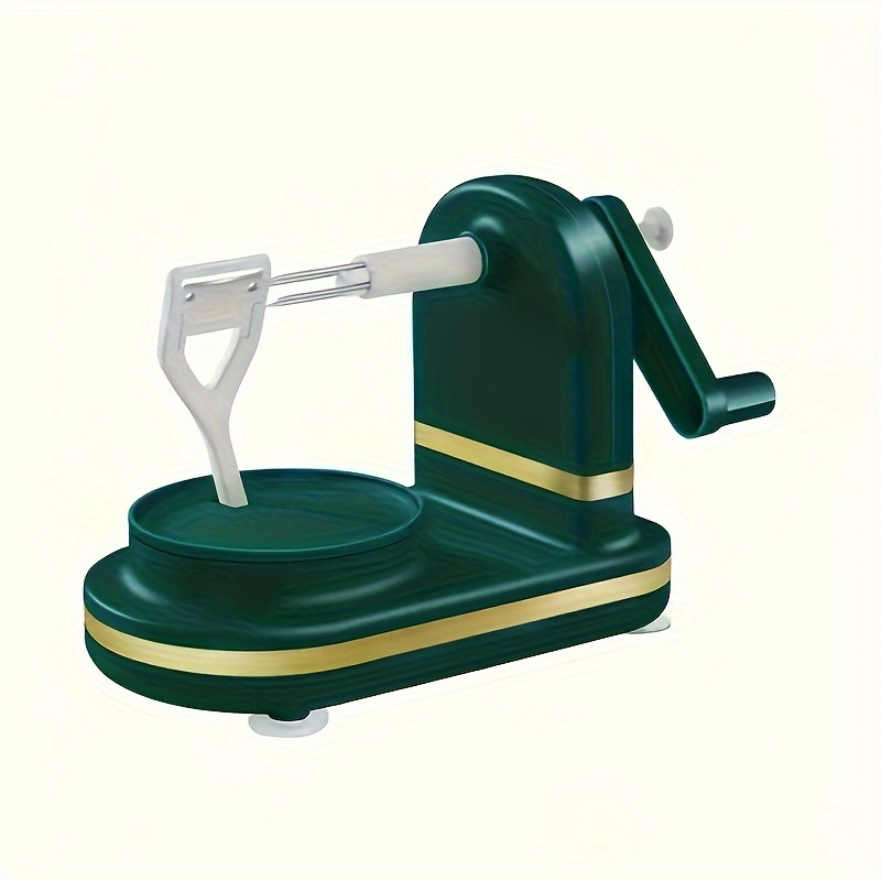 TEMU 1pc Manual Fruit Peeler - , & Potatoes - Plastic/metal Construction - Ideal For Bbqs & Outdoor Cooking