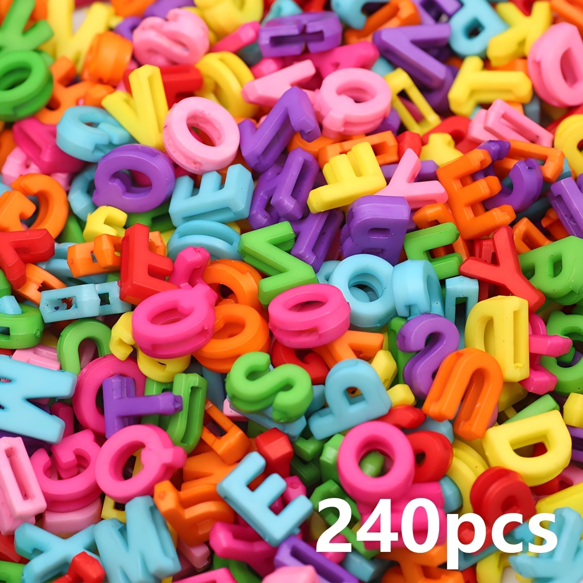 TEMU 3D perforadas de acrílico de 12 mm en colores surtidos, suministros para manualidades, y costura, abalorios y fabricación de joyas DIY, dijes y