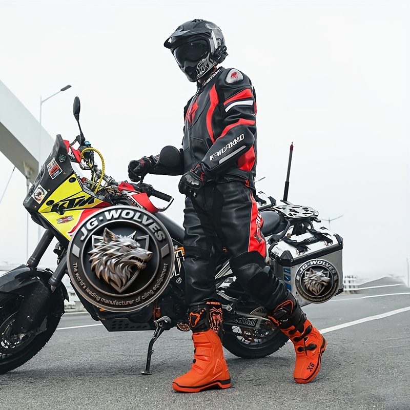 jg wolves x6 new high top motorcycle shoes warm windproof - Temu