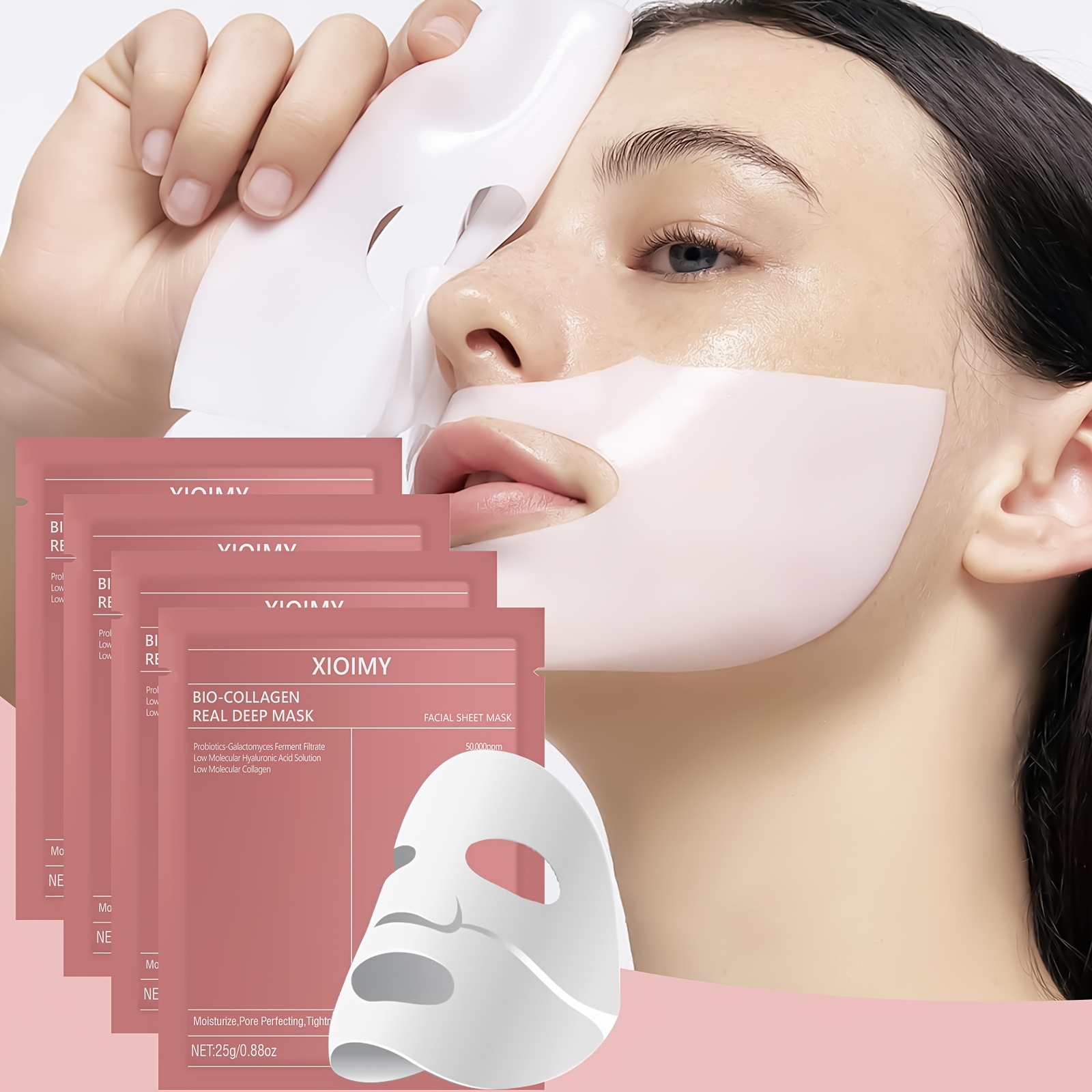 4 st bio collagen hydratiserande mask ger - Temu Sweden