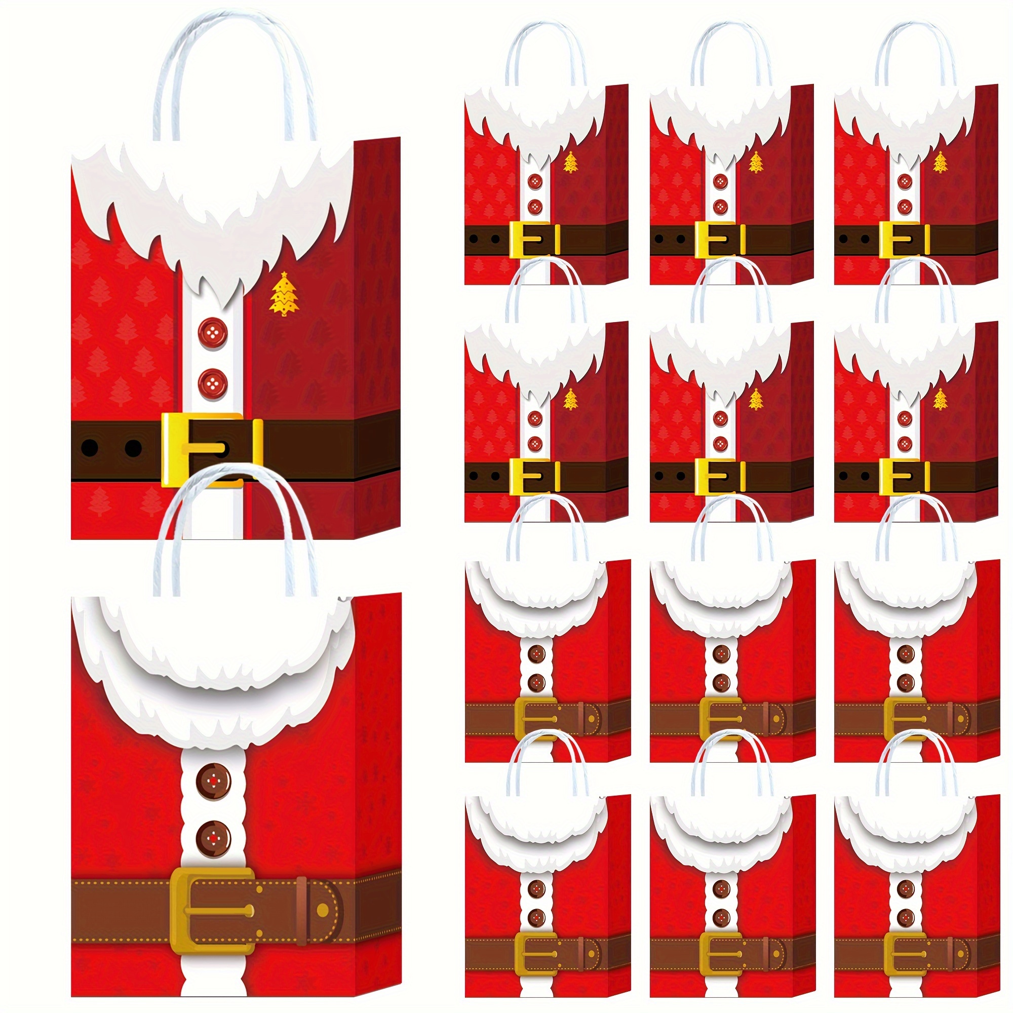 

8/16/24 Pcs Christmas Beard Gift Bags The Gift Santa Set Gift Bag Gift Bag Holiday Christmas Bag For All Your Holiday Needs