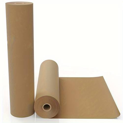 1 roll giant paper 17 32 x373 7 light brown durable and versatile for wrapping crafts wall art bulletin boards floor covering and tabletop decor craft wrapping paper rustic texture multipurpose packaging gift wrap