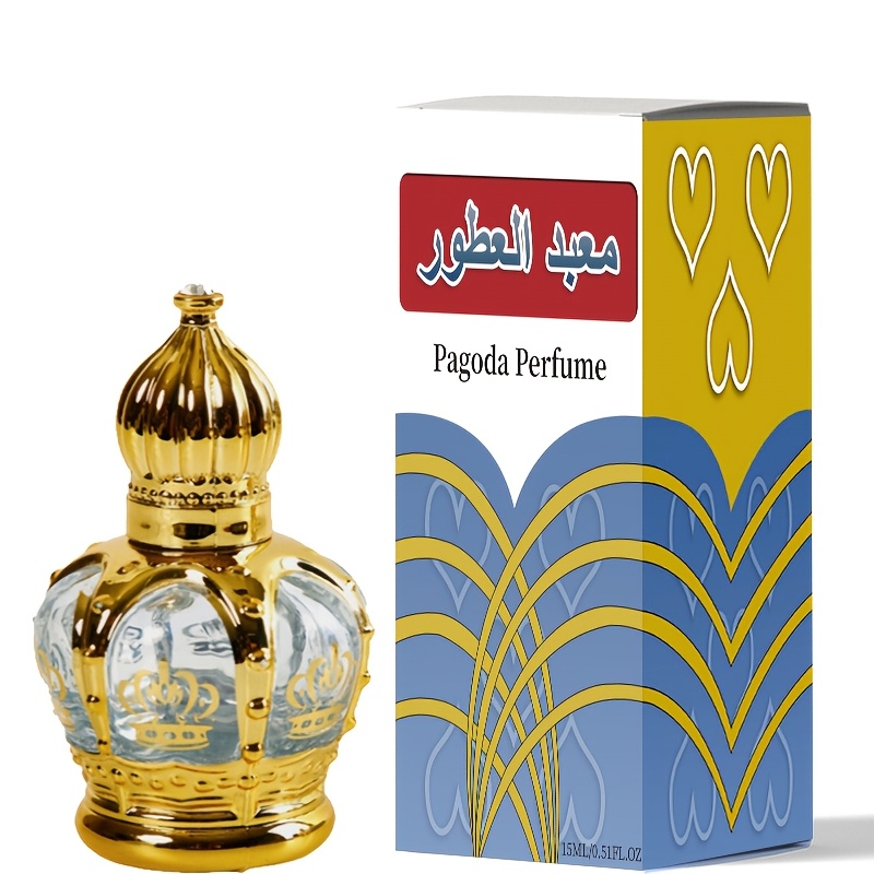 Image of Arabian-style Women's Perfume Oil, With A Crown-shaped Bottle. Grapefruit X Notes, Perfect For Daily Commutes, Dates, And Parties. Exotic And Practical—ideal For Holiday Gifting
