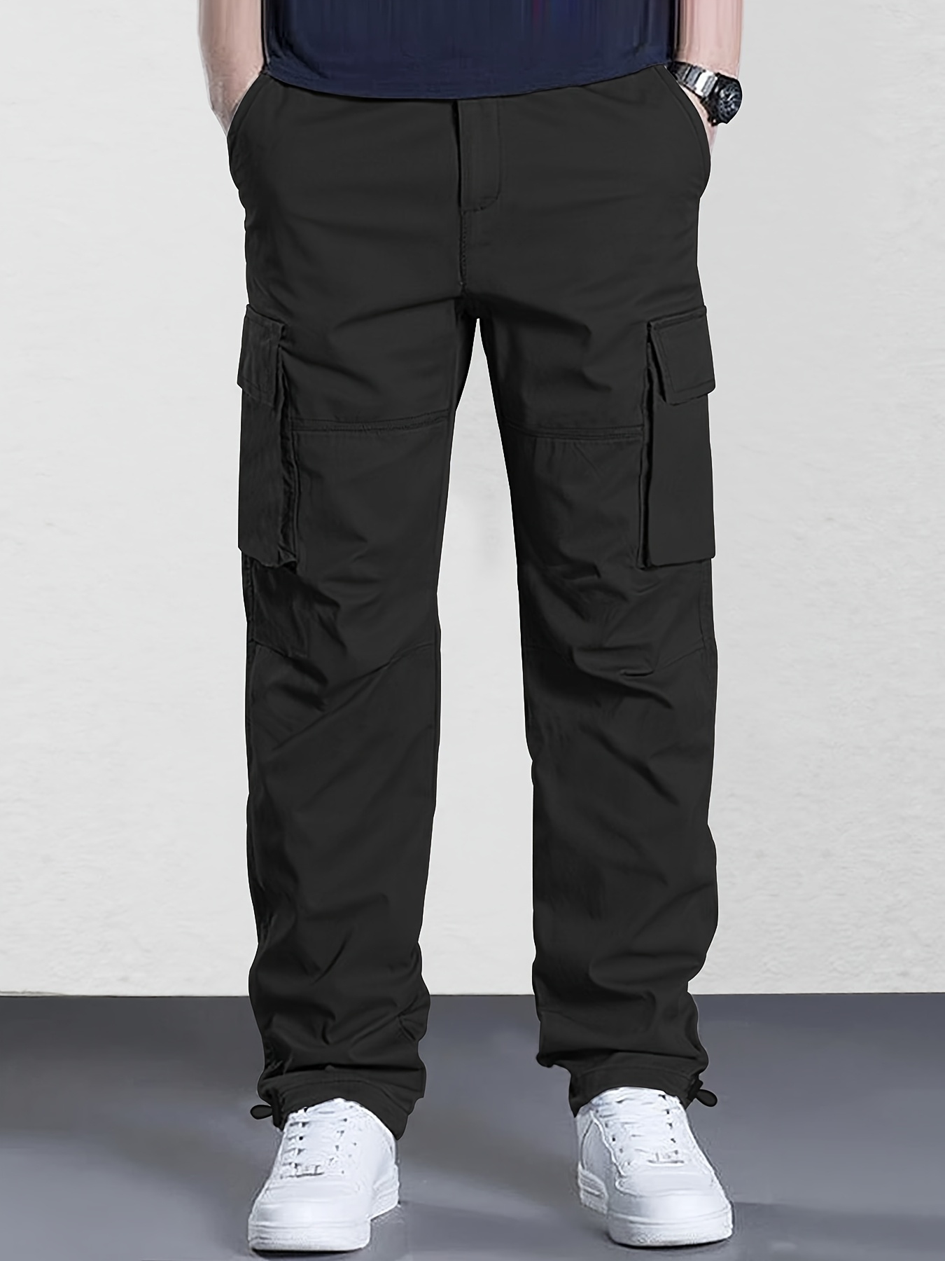 Black Cargo Trouser