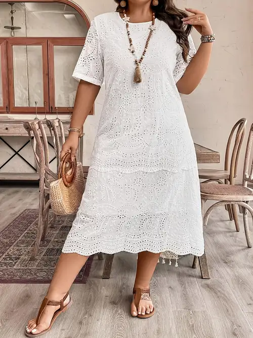 plus white shirt dress Shop Plus Size White Cotton Shirt Dress for Women Online