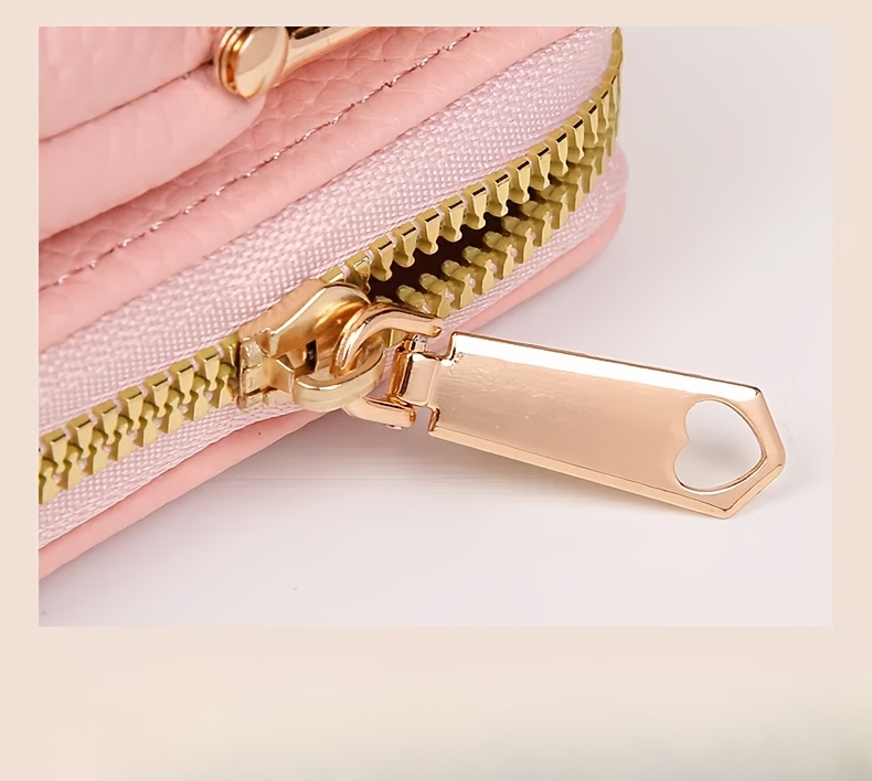 2024 new womens messenger bag korean fashion lychee pattern solid color embroidered single shoulder black red with adjustable strap   closure stain resistant polyester lining no printing   paint with operation   do not wash details 11