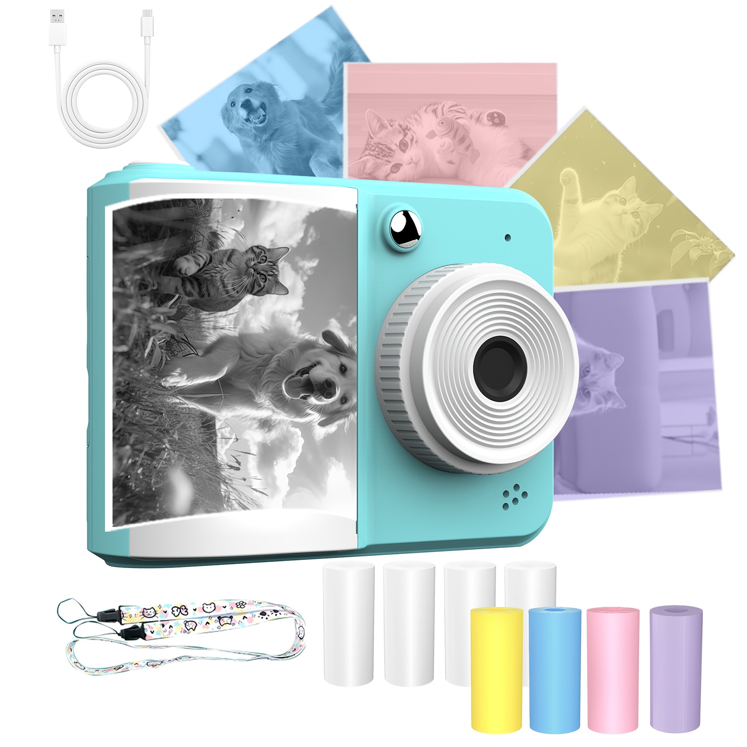 Instant Photo And Video Printer With Of Camera Paper. Print Photos And Record Videos With . The Perfect Christmas And Halloween Gift For .