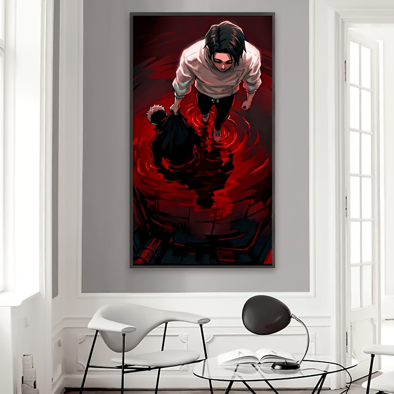 E-shop 2D Flat, 2D Flat, 1 Stück Heißes Anime Rahmenloses Leinwandposter 40X75Cm, Heim Schlafsaal Schlafzimmer Wanddekoration Poster, High Definition