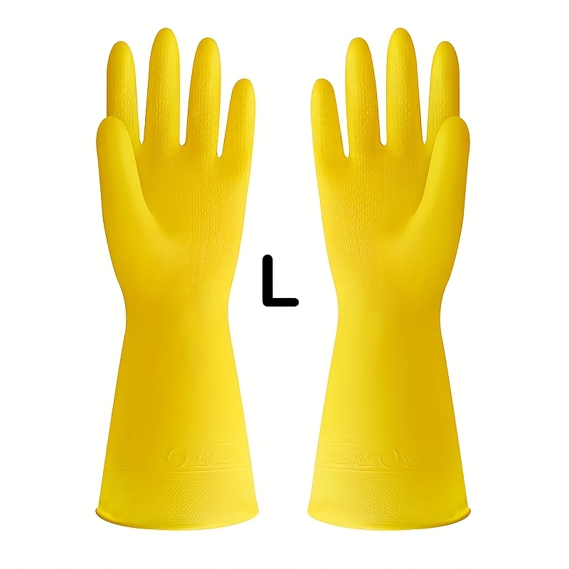 TEMU 4pairs Thick Gloves, Kitchen Cleaning Gloves, Household Gloves, Durable Laundry Gloves, Cleaning Supplies