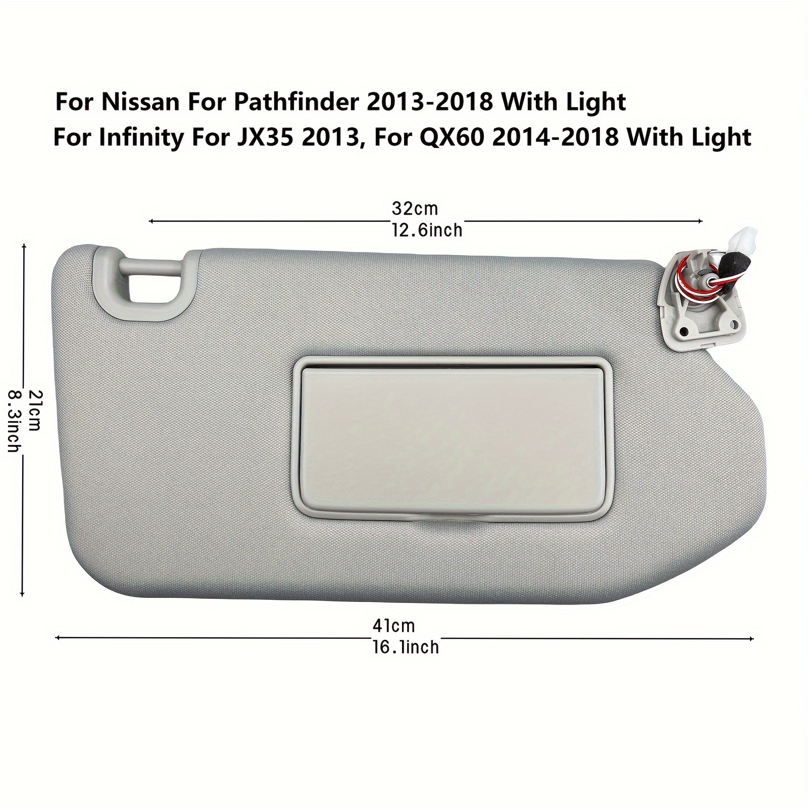 2013 infiniti jx35 online sun visor replacement