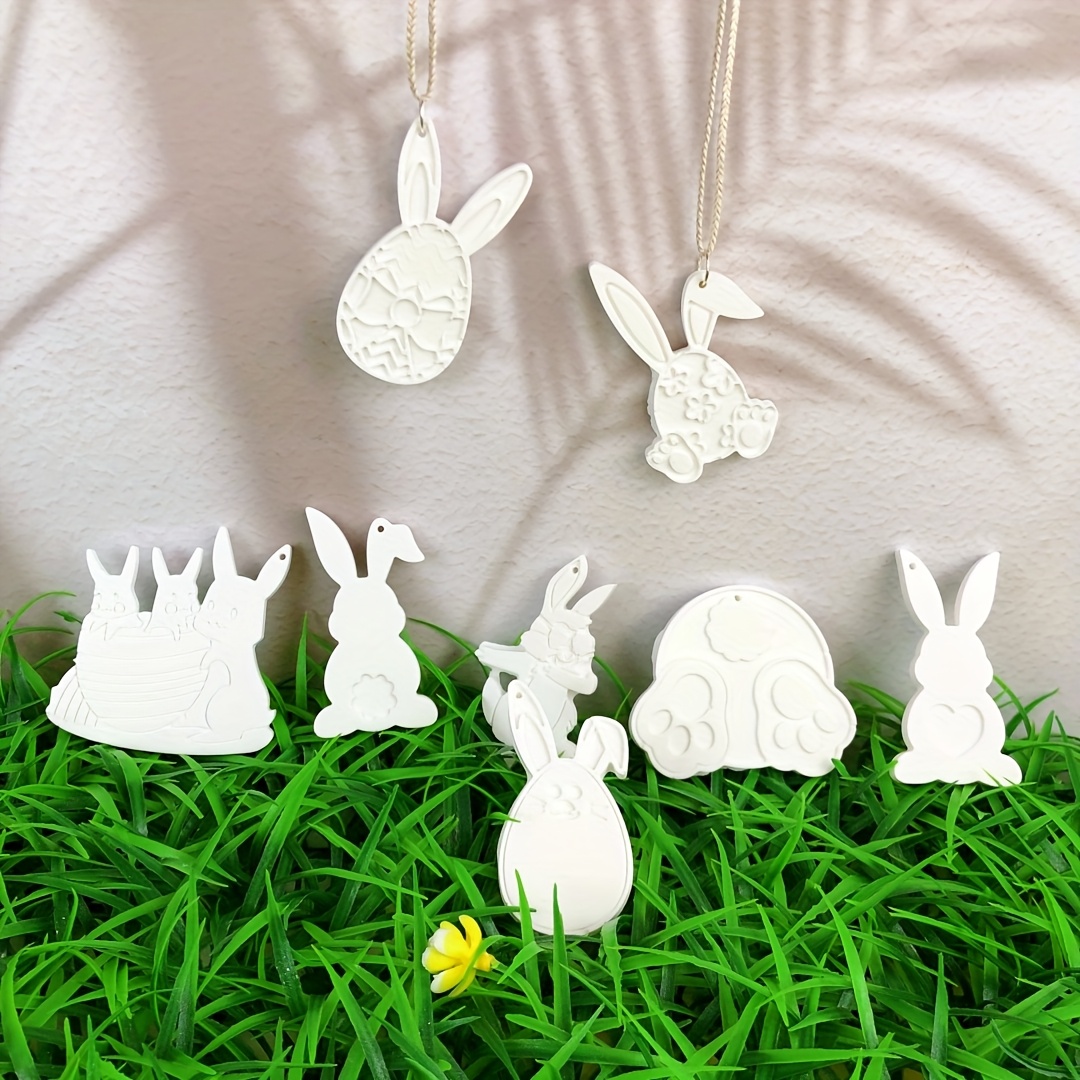 

Easter Bunny & Egg Silicone Resin Casting Molds Set, Diy Handmade Animal Shaped Pendant Jewelry, Epoxy Resin Molds For Home Decoration, With Festival Gift Crafting Kit