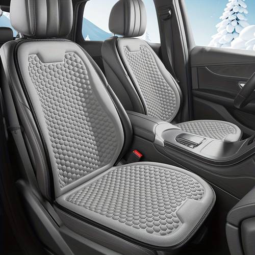 item picture 1pc of 3d raised car seat cushion comfortable and breathable for easy and ventilated design for a single seat
