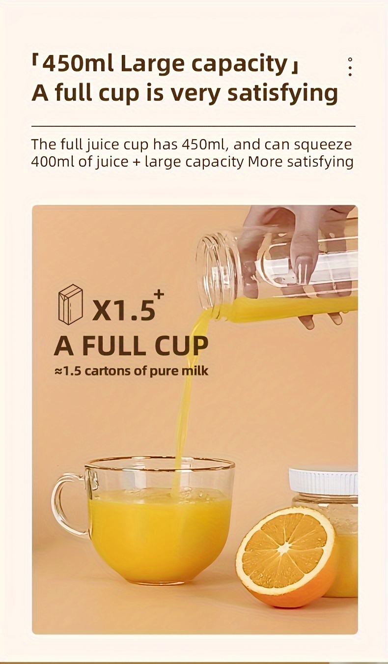 portable electric juicer cup set with dual cup multifunctional sports blender for students usb charging plastic round shape 1l capacity lithium battery powered ideal for home dorm travel and outdoor use details 12