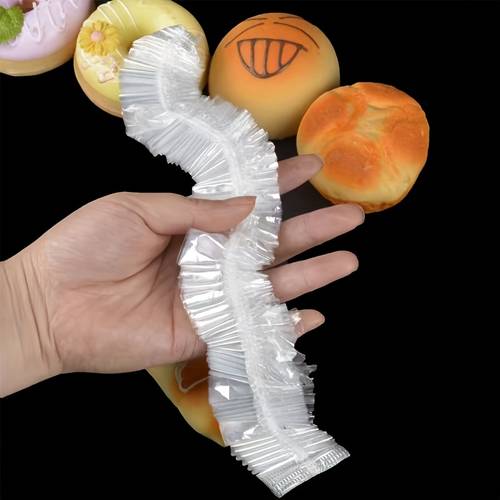 xxxl extra große größe | 50 stück verbesserte elastische pe-lebensmittelabdeckungen, große größe (ca. 70,1 cm pro seite) für alle großen teller, robuste transparente abdeckungen, für , obst, gemüse, snacks und desserts küchenaufbewahrung